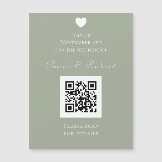 Moderne allemaal in één sleuf QR Code Weddenschap (Voorkant)