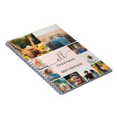 Moderne alles bij elkaar script 10 foto's collage  notitieboek (Rechterzijde)