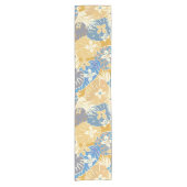 Moderne aloha hawaiiaanse patroonprint korte tafelloper (Voorkant)