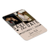 Moderne Amandelmoskee Bewaar de datum 2 Foto Bruil Magneet (Rechterzijde)