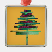 Moderne ambachtelijke kerstboom metalen ornament (Voorkant)