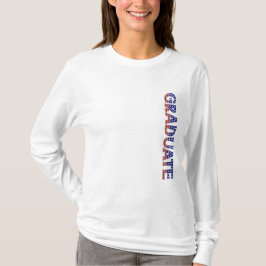 Moderne Amerikaanse Font Graduation Party T-shirt