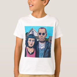 Moderne Amerikaanse gotische kunst - geïnspireerd T-shirt