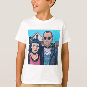 Moderne Amerikaanse gotische kunst - geïnspireerd T-shirt