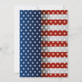 Moderne Amerikaanse partij voor patriottisch pensi Kaart (Achterkant)