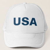 Moderne Amerikaanse typografie casual everyday Trucker Pet (Voorkant)