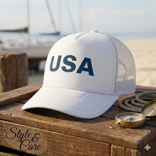 Moderne Amerikaanse typografie casual everyday Trucker Pet
