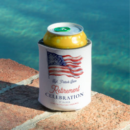 Moderne Amerikaanse vlag 4 juli Legerpensioen Blikjeskoeler