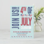 Moderne Amerikaanse vlag Patriottisch 4 juli Kaart (Staand voorkant)