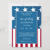 Moderne Amerikaanse vlag rood wit en blauw patriot Kaart (Voorkant)