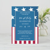 Moderne Amerikaanse vlag rood wit en blauw patriot Kaart (Staand voorkant)