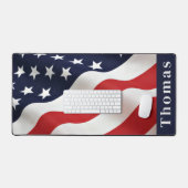 Moderne Amerikaanse vlag - Speciaal patriottisch Bureaumat (Keyboard & Muis)