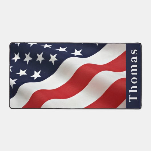 Moderne Amerikaanse vlag - Speciaal patriottisch Bureaumat (Voorkant)