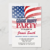 Moderne Amerikaanse vlagpatriottische militairen g Kaart (Voorkant)