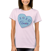 Moderne Amore XOXO Valentijnsdag Mode T-shirt