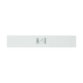 Moderne Ampersand Elegant Monogram Uitnodigingen Wikkel (Vlak)