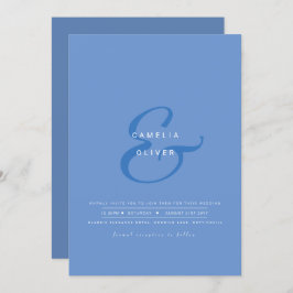 Moderne Ampersand Trouw Uitnodiging QR Code RSVP