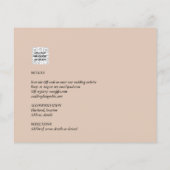 Moderne  Ampersand Typografie Weddenschap QR (Achterkant)