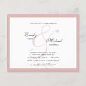 Moderne  Ampersand Typografie Weddenschap QR (Voorkant)
