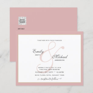 Moderne  Ampersand Typografie Weddenschap QR