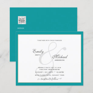 Moderne  Ampersand Typografie Weddenschap QR