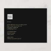 Moderne  Ampersand Typografie Weddenschap QR Flyer (Achterkant)