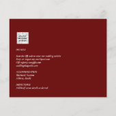 Moderne  Ampersand Typografie Weddenschap QR Flyer (Achterkant)