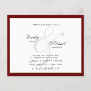Moderne  Ampersand Typografie Weddenschap QR Flyer