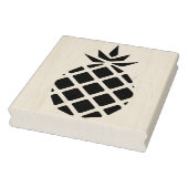 Moderne anananas Silhouette Rubber Art Stempel (Stempel)