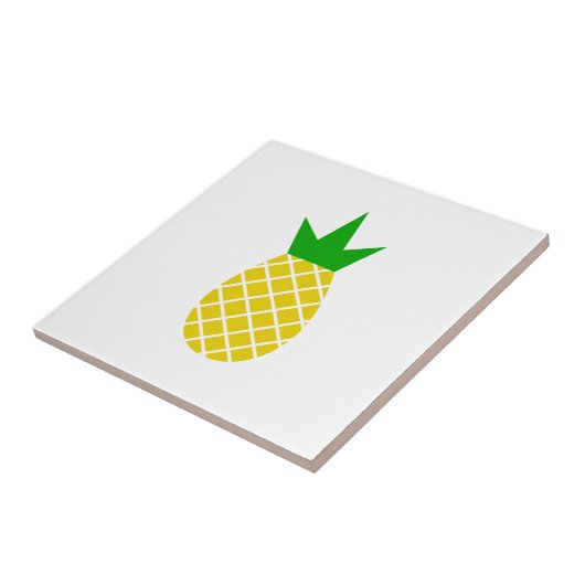 Moderne anananasvorm tegeltje (Zijkant)