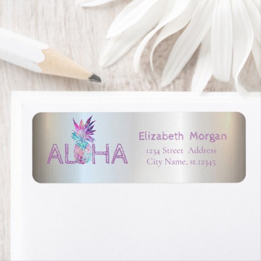 Moderne ananas, Aloha ‚Silver Etiket (Insitu)