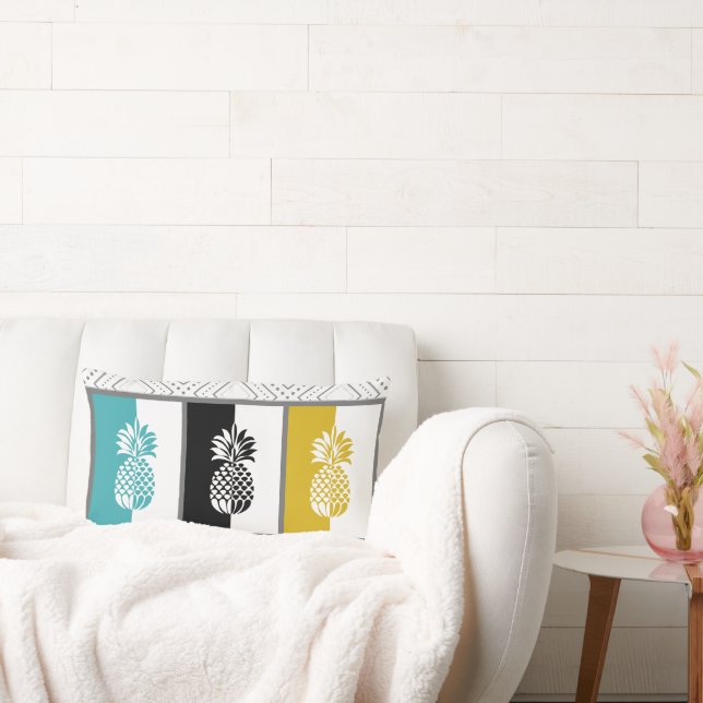 Moderne ananas kleurrijke lumbar Pillow Kussen (Bank)