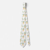 Moderne ananas monogram halsdoek stropdas (Voorkant)