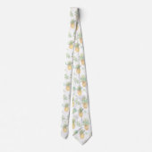 Moderne ananas monogram halsdoek stropdas (Achterkant)