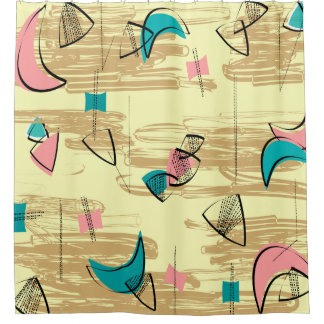 Moderne andelion-klokken uit de middeleeuwen douchegordijn