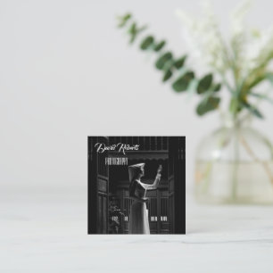 Moderne Angle openhartige fotografie Vierkante Visitekaartje