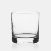Moderne Ankerboot Logo Whisky Glas (Links)