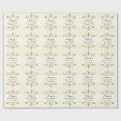 Moderne Annaprashan eerste rijst ceremonie Cadeaupapier (Vlak)