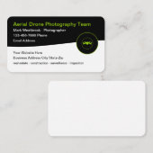 Moderne antenne fotografie nieuwe Visitekaartjes (Voorkant / Achterkant)