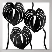 Moderne Anthuriums - poster en digitale afdrukken (Voorkant)