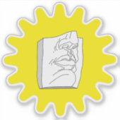 Moderne antiek sculptuur. sticker (Voorkant)