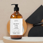 Moderne apotheek 4 OZ 120ml Cosmetische fles Label