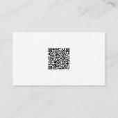 Moderne apotheek dokter visitekaartje met QR-code (Achterkant)