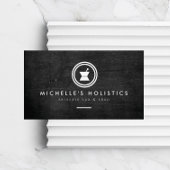 Moderne apotheker Holistische Geneeskunde Zwart Ho Visitekaartje