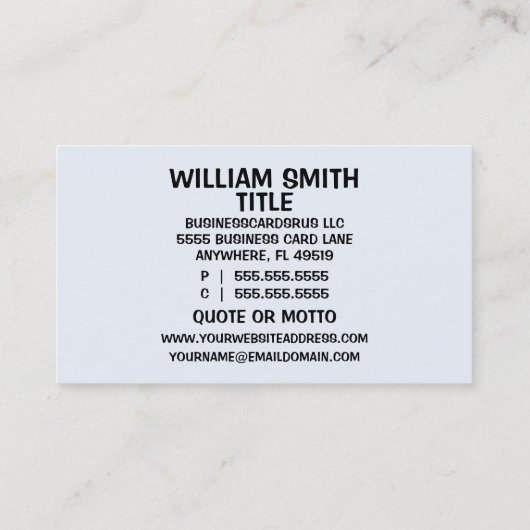 Moderne appartementen Leasing Agent Visitekaartje (Achterkant)