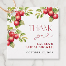 Moderne Apple Ooit Na Apple Shower Dank U Bedankjes Labels