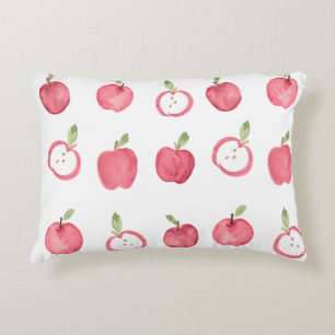 Moderne Apple Watercolor Design accentkussen Accent Kussen