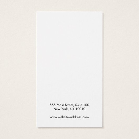 Moderne Aqua Blue Long Earring Display Kaart (Achterkant)