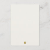 MODERNE AQUA DONKERBLAUWE GOUDEN AGATE-BRUILOFTSDE INFORMATIEKAARTJE (Achterkant)