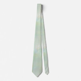 Moderne Aquarel Abstract Groen & Aardtinten Stropdas